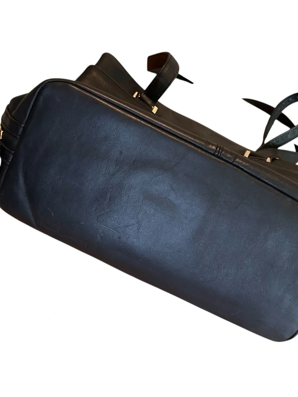 Etienne Aignier Vintage 80s - Classic Black Leather Shoulder Bag - Quiet Luxury